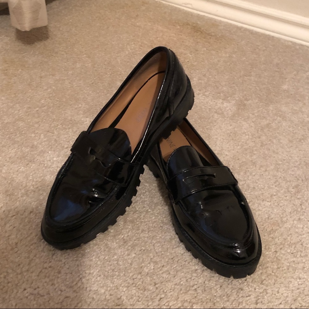Nine West track sole loafers